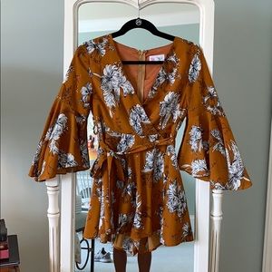 Printed Romper